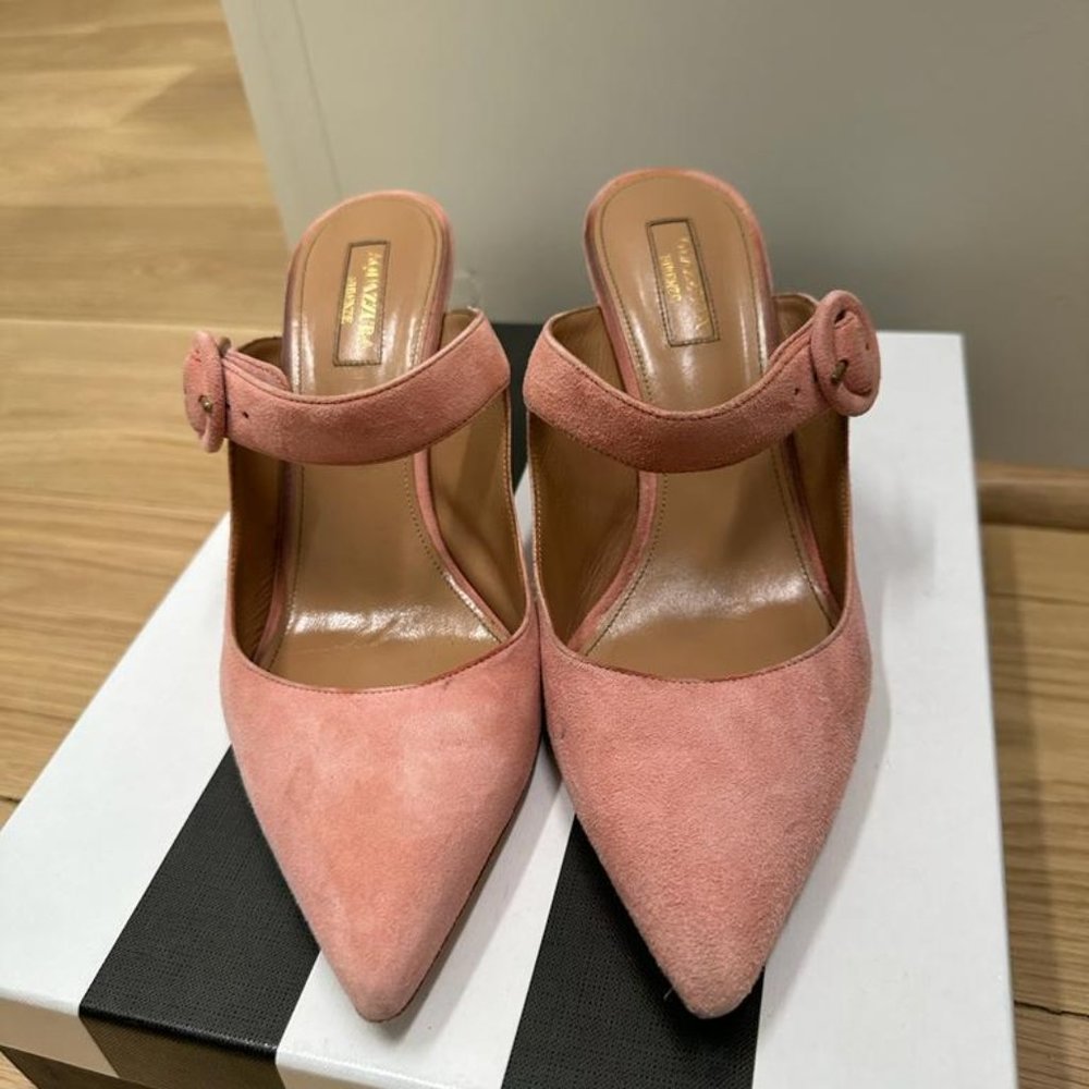 Blossom Suede Mule